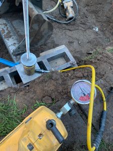 On-site pile load testing